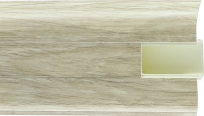 Пвц перваз с канал за кабел 55mm №801