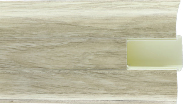 Пвц перваз с канал за кабел 55mm №801