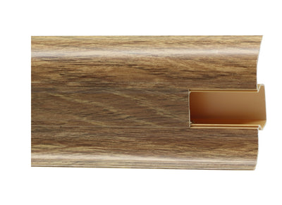 Пвц перваз с канал за кабел 55mm №804