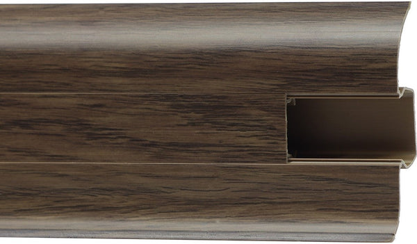 Пвц перваз с канал за кабел 55mm №818