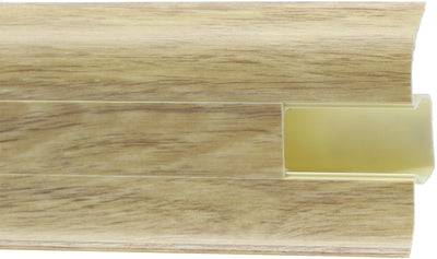 Пвц перваз с канал за кабел 55mm №819