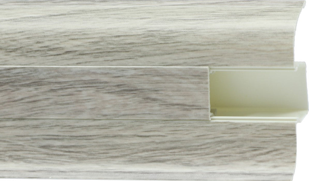 Пвц перваз с канал за кабел 55mm №822