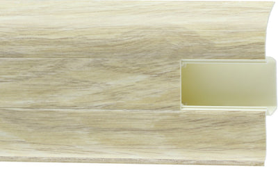 Пвц перваз с канал за кабел 55mm №825