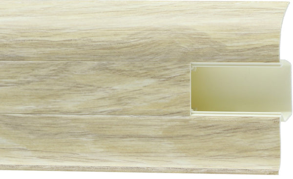 Пвц перваз с канал за кабел 55mm №825