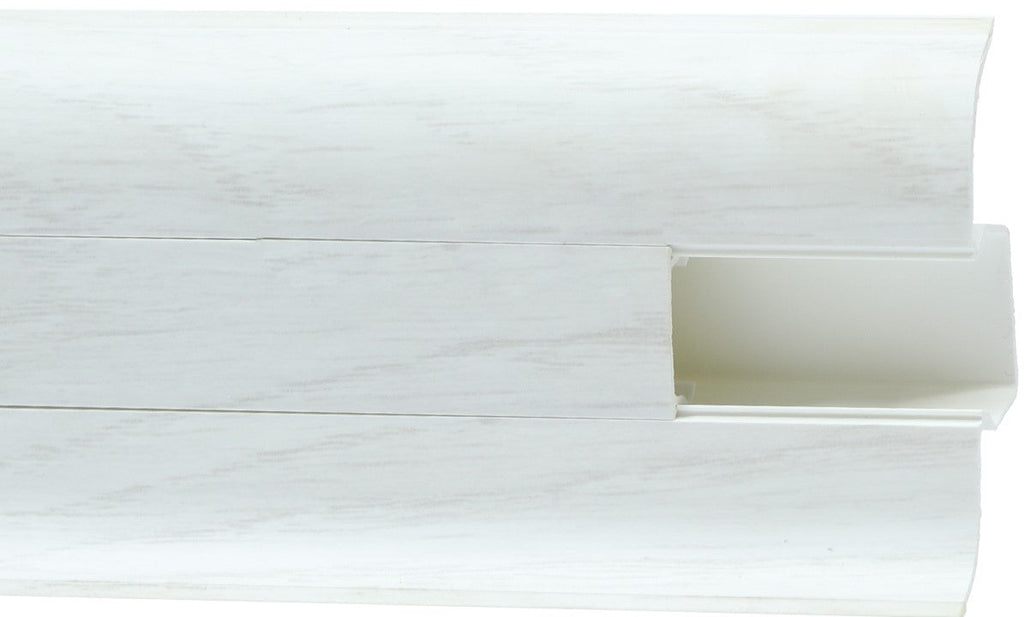 Пвц перваз с канал за кабел 55mm №828