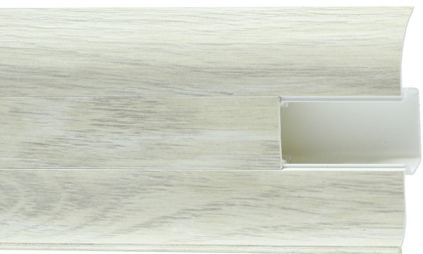 Пвц перваз с канал за кабел 55mm №831