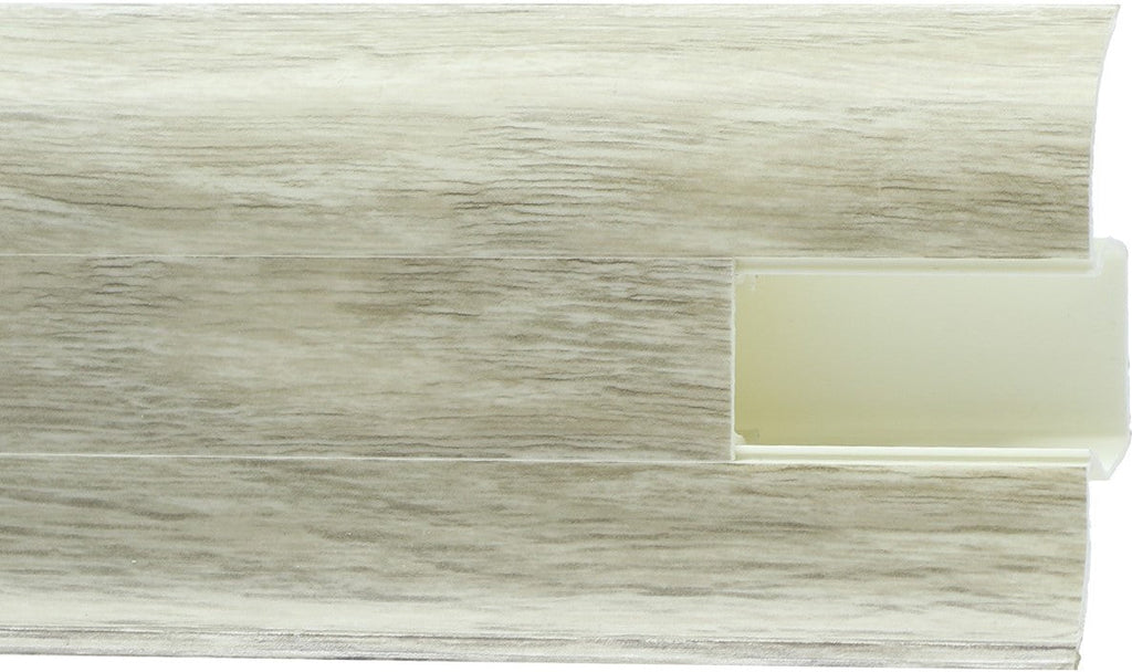 Пвц перваз с канал за кабел 55mm №832