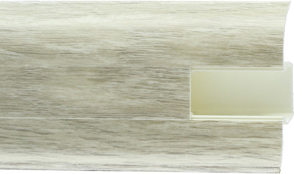 Пвц перваз с канал за кабел 55mm №832