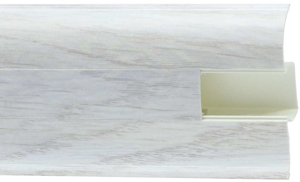 Пвц перваз с канал за кабел 55mm №852