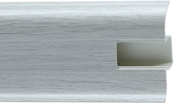 Пвц перваз с канал за кабел 55mm №854