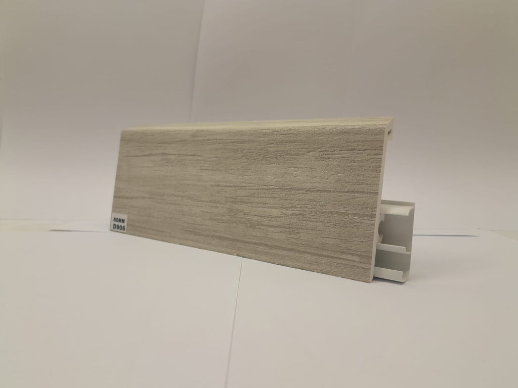 Пвц перваз с канал за кабел D906 8cm