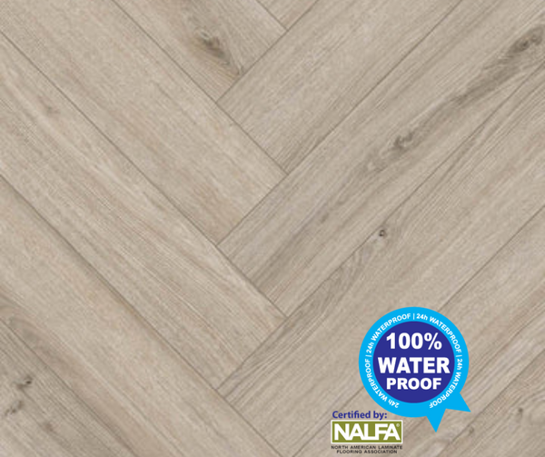 Водоустойчив ламиниран паркет Herringbone 0274 Рибена кост 8mm AC5/33-4V